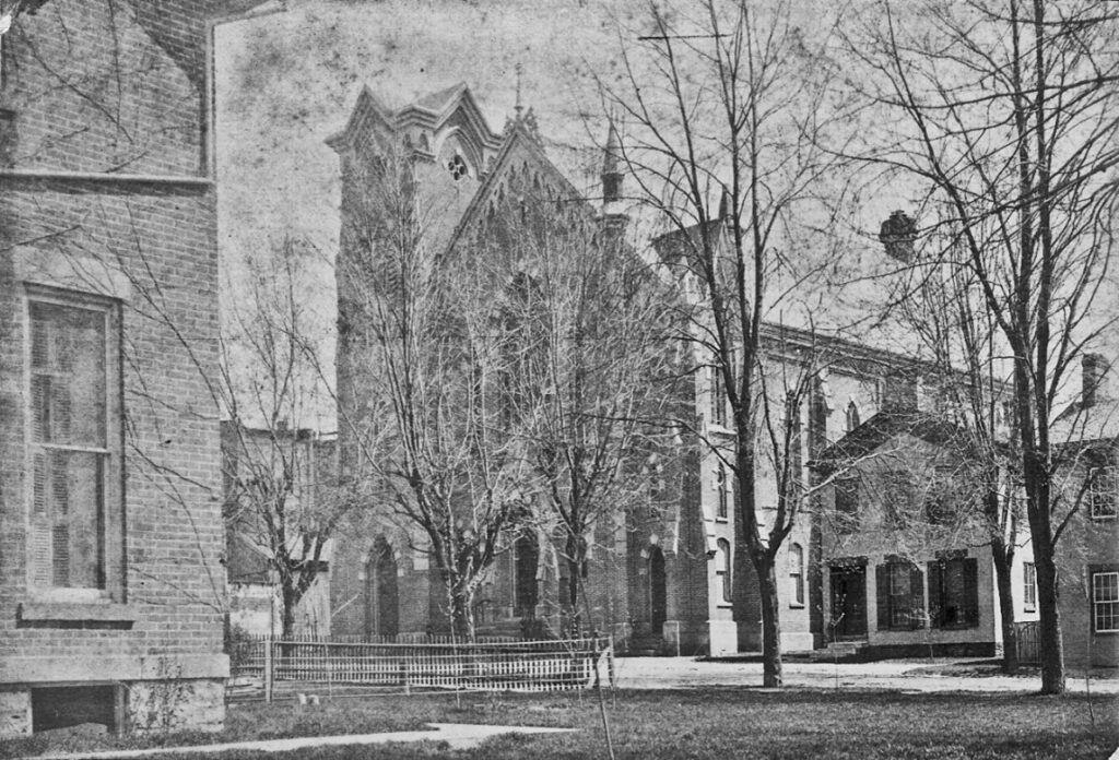 St. Paul’s church with three front entrances